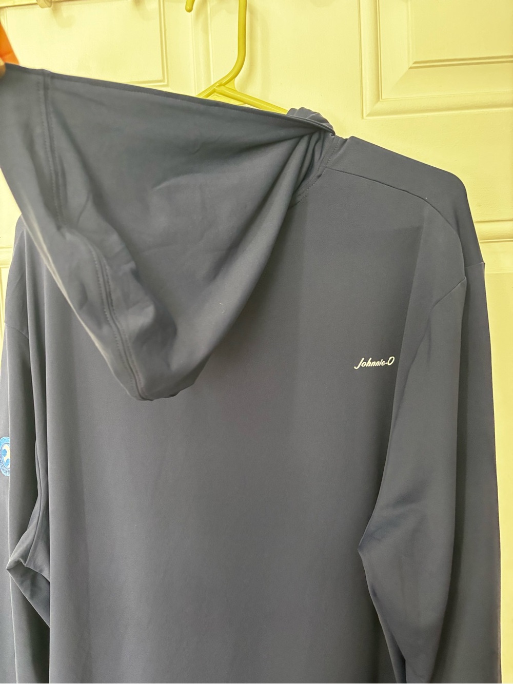 Johnnie-O motion hoodie navy large performance quonochontaug RI athletic tennis - Picture 4 of 9